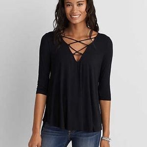 Lavender long sleeve top